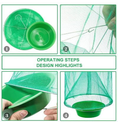 Winkflo™ - Hanging Fly Catcher Net Trap (Chemical FREE)